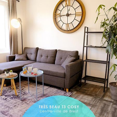 Kailhenn: Joli T3 Cosy, Bien Equipe, Proche Tram Apartment Brest Luaran gambar