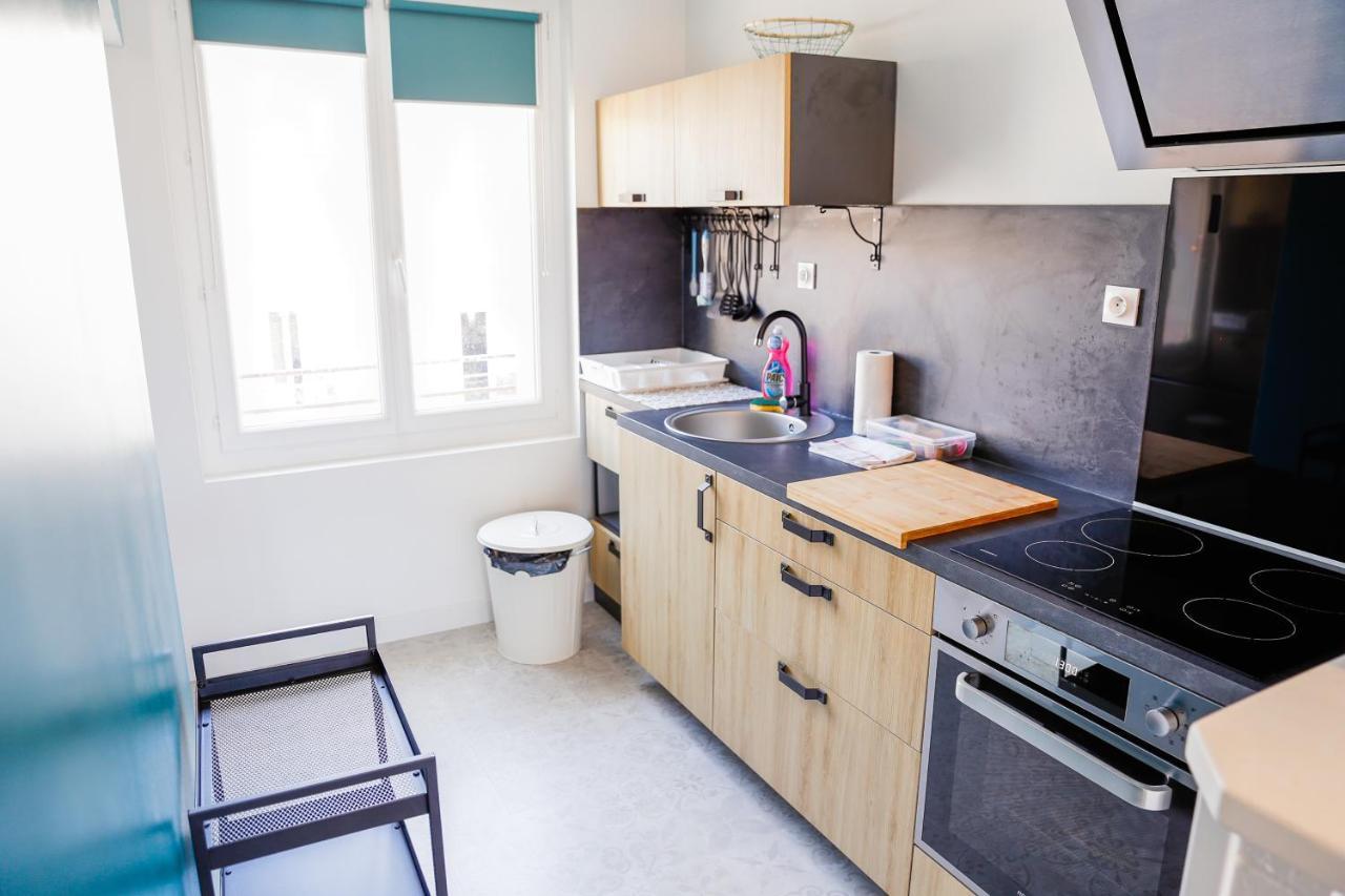 Kailhenn: Joli T3 Cosy, Bien Equipe, Proche Tram Apartment Brest Luaran gambar